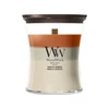 Kép 1/2 - WoodWick® Vanilla Embers trilogy közepes üveggyertya 275g