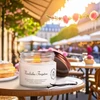 Kép 2/2 - Aurora Candle Vaníliába Forgatva Vintage illatgyertya 140g