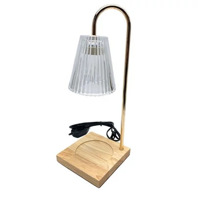 GYERTYAMELEGÍTŐ LÁMPA  1/6 14x14x35 cm kb.15 cm gyertya pohárban mérethez