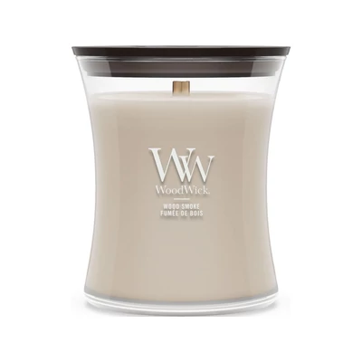 WoodWick® Wood Smoke közepes üveggyertya