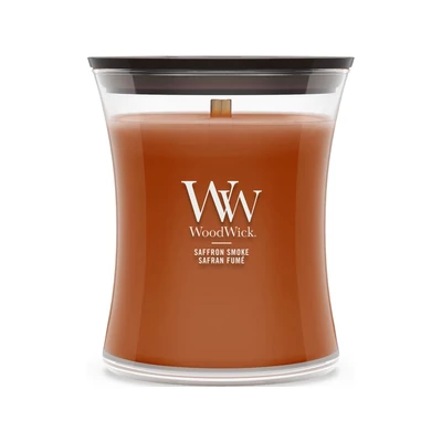 WoodWick® Saffron Smoke közepes üveggyertya 275g