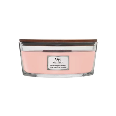 WoodWick® Pressed Blooms & Patchouli hajógyertya 453g