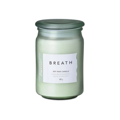 Emocio Wellness Breath nagy üveggyertya 480g
