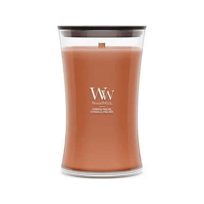 WoodWick® Pumpkin Praline nagy üveggyertya 610g