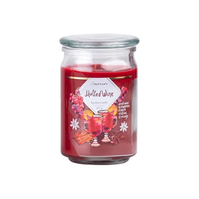 Emocio szójaviasz üveggyertya Mulled Wine vörösbor aromával 453g