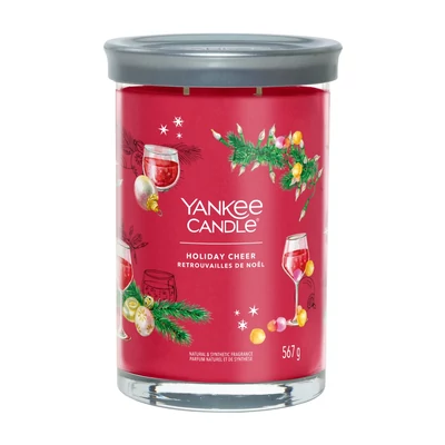 Yankee Candle® Holiday Cheer Signature Tumbler nagy üveggyertya 567g