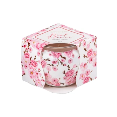Emocio pink flower illatgyertya 85g