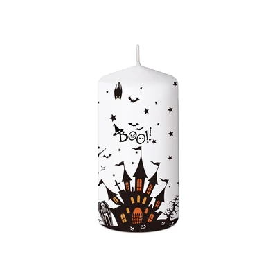 Emocio Boo gyertya fehér színben