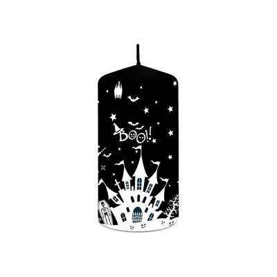 Emocio Boo gyertya fekete színben