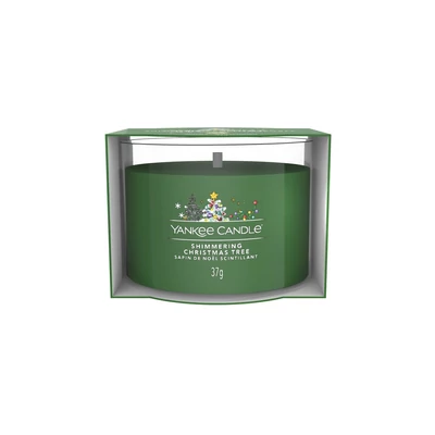 Yankee Candle® SHIMMERING CHRISTMAS TREE  kis üveggyertya 37g