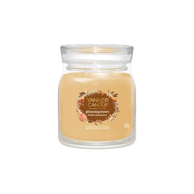 Yankee Candle® GLISTENING LEAVES közepes üveggyertya 368g
