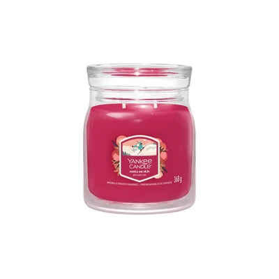 Yankee Candle® SANTA ON SKIS közepes üveggyertya 368g