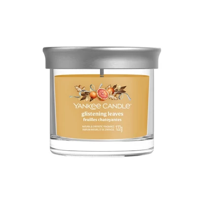 Yankee Candle®  GLISTENING LEAVES tumbler kis üveggyertya 122g