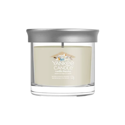 Yankee Candle®  VANILLA FLURRIES tumbler kis üveggyertya 122g