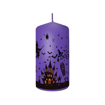 Emocio Boo gyertya lila színben