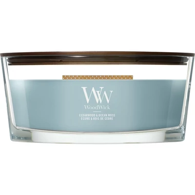 WoodWick® Cedarwood & Ocean Moss hajógyertya 453g