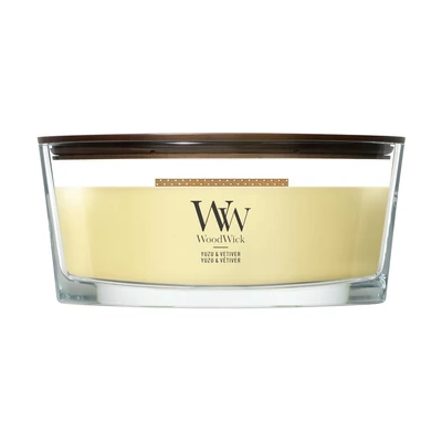 WoodWick® Yuzu & Vetiver hajógyertya 453g
