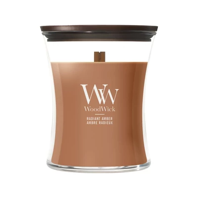 WoodWick® Radiant Amber közepes üveggyertya 275g