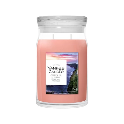 Yankee Candle® CLIFFSIDE SUNRISE nagy üveggyertya 567g