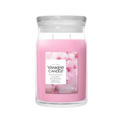 Yankee Candle® ENCHANTING CHERRY BLOSSOM nagy üveggyertya 567g