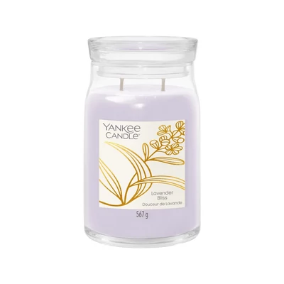 Yankee Candle® LAVENDER BLISS  nagy üveggyertya 567g