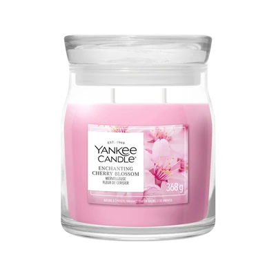 Yankee Candle® ENCHANTING CHERRY BLOSSOM közepes üveggyertya 368g