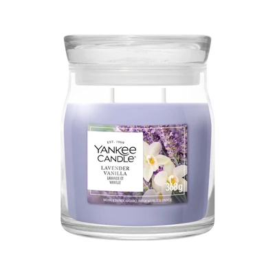 Yankee Candle® LAVENDER VANILLA közepes üveggyertya 368g
