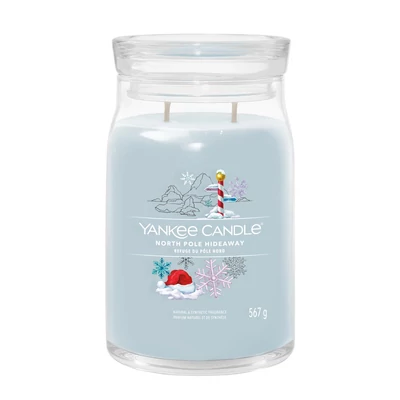 Yankee Candle® North Pole Hideaway nagy üveggyertya 567g