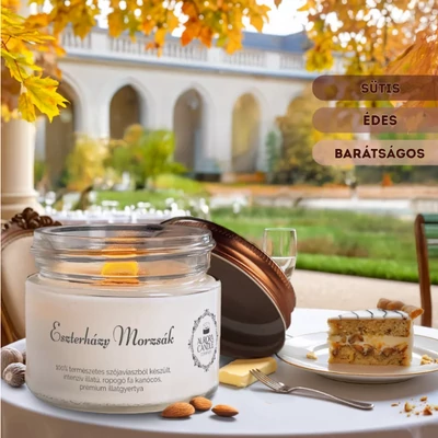 Aurora Candle Eszterházy Morzsák Vintage illatgyertya 140g