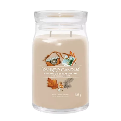 YANKEE CANDLE® AFTERNOON SCRAPBOOKING NAGY ÜVEGGYERTYA 567g