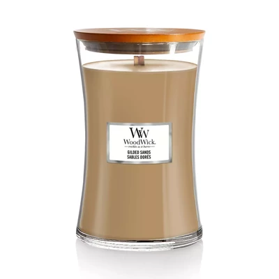 WOODWICK® GILDED SANDS NAGY ÜVEGGYERTYA 610g