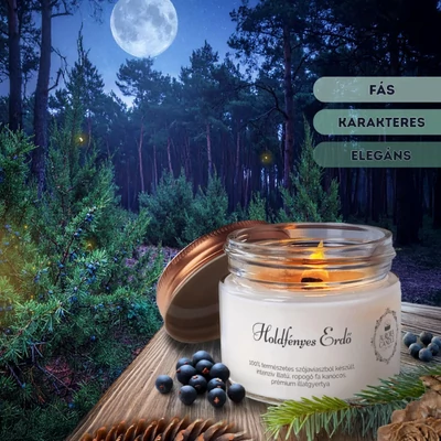 Aurora Candle Holdfényes Erdő Vintage illatgyertya 140g