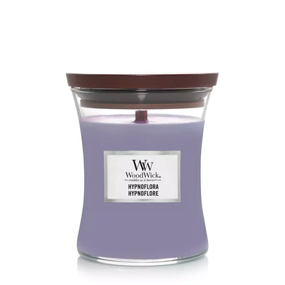 WOODWICK® HYPNOFLORA KÖZEPES ÜVEGGYERTYA 275g