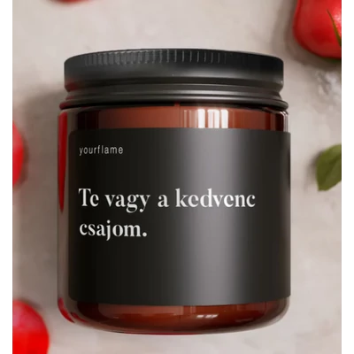 Yourflame Te vagy a kedvenc csajom illatgyertya