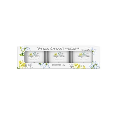 Yankee Candle® Midnight Jasmine kis üveggyertya szett 3x37g