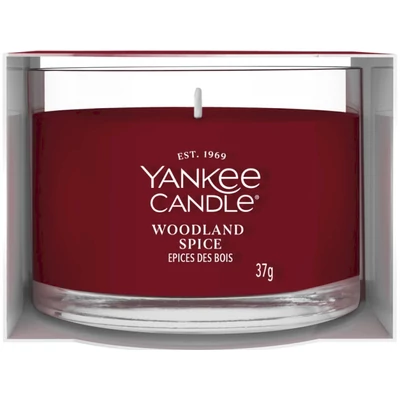 Yankee Candle® Woodland Spice kis üveggyertya 37g