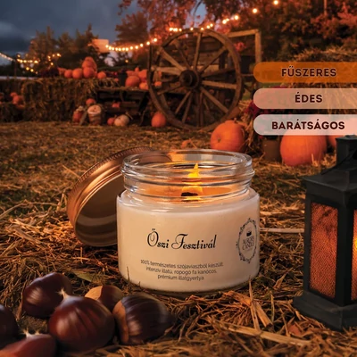 Aurora Candle Őszi Fesztivál Vintage illatgyertya 140g