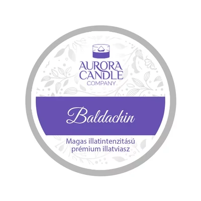 Aurora Candle Baldachin mini illatviasz