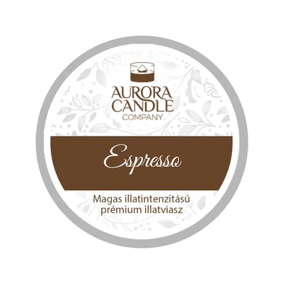Aurora Candle ESPRESSO mini illatviasz