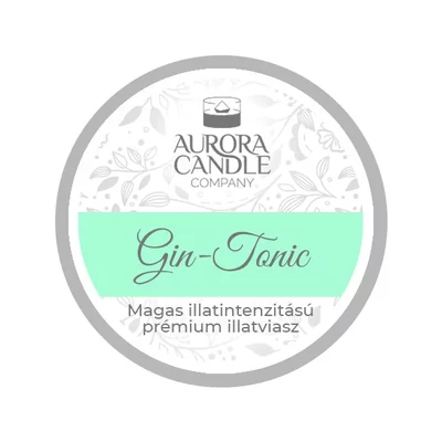Aurora Candle GIN TONIC mini illatviasz