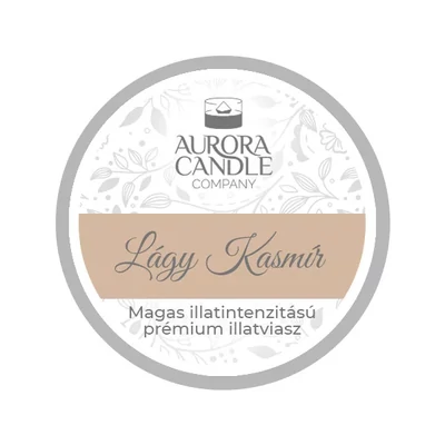 Aurora Candle Lágy Kasmír mini illatviasz