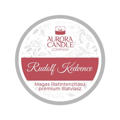 Aurora Candle Rudolf Kedvence mini illatviasz