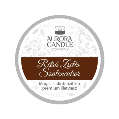 Aurora Candle Retró Zselés Szaloncukor mini illatviasz