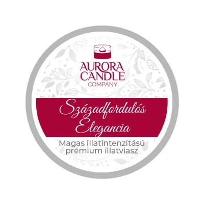 Aurora Candle Századfordulós Elegancia mini illatviasz