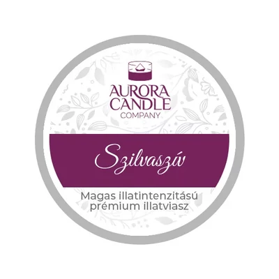 Aurora Candle Szilvaszív mini illatviasz