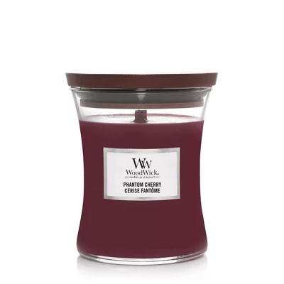 WoodWick® PHANTOM CHERRY KÖZEPES ÜVEGGYERTYA 275g