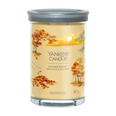 Yankee Candle® Autumn Sunset Tumbler nagy üveggyertya 567g