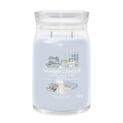 Yankee Candle® A calm & quiet place nagy üveggyertya 567g