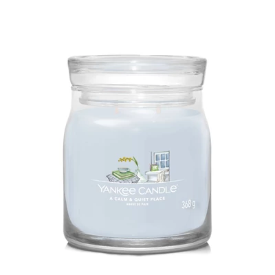 Yankee Candle® A calm & quiet place közepes üveggyertya 368g