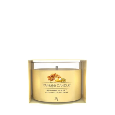 Yankee Candle® Autumn Sunset kis üveggyertya 37g